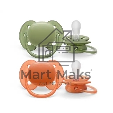 Пустышка Philips Avent ultra soft, 2 шт Пустышка Philips Avent ultra soft, 2 шт