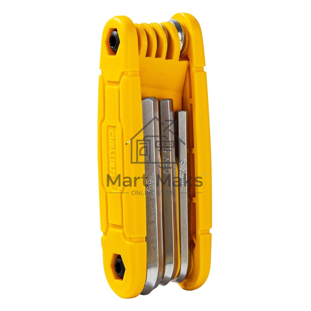 Набор шестигранных ключей Deli DL230308 Материал: CR-V. Спецификация: 1,5,2,2,5,3,4,5,6,8мм.