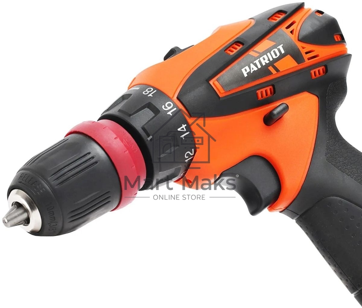 Дрель-шуруповерт аккумуляторная Patriot BR 115Li, Аккумуляторная, 16В, 2 АКБ, Кейс