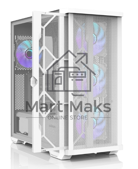 Компьютерный корпус MidiTower Zalman Z10 DUO White (без блока питания) (Zalman Z10 DUO White)