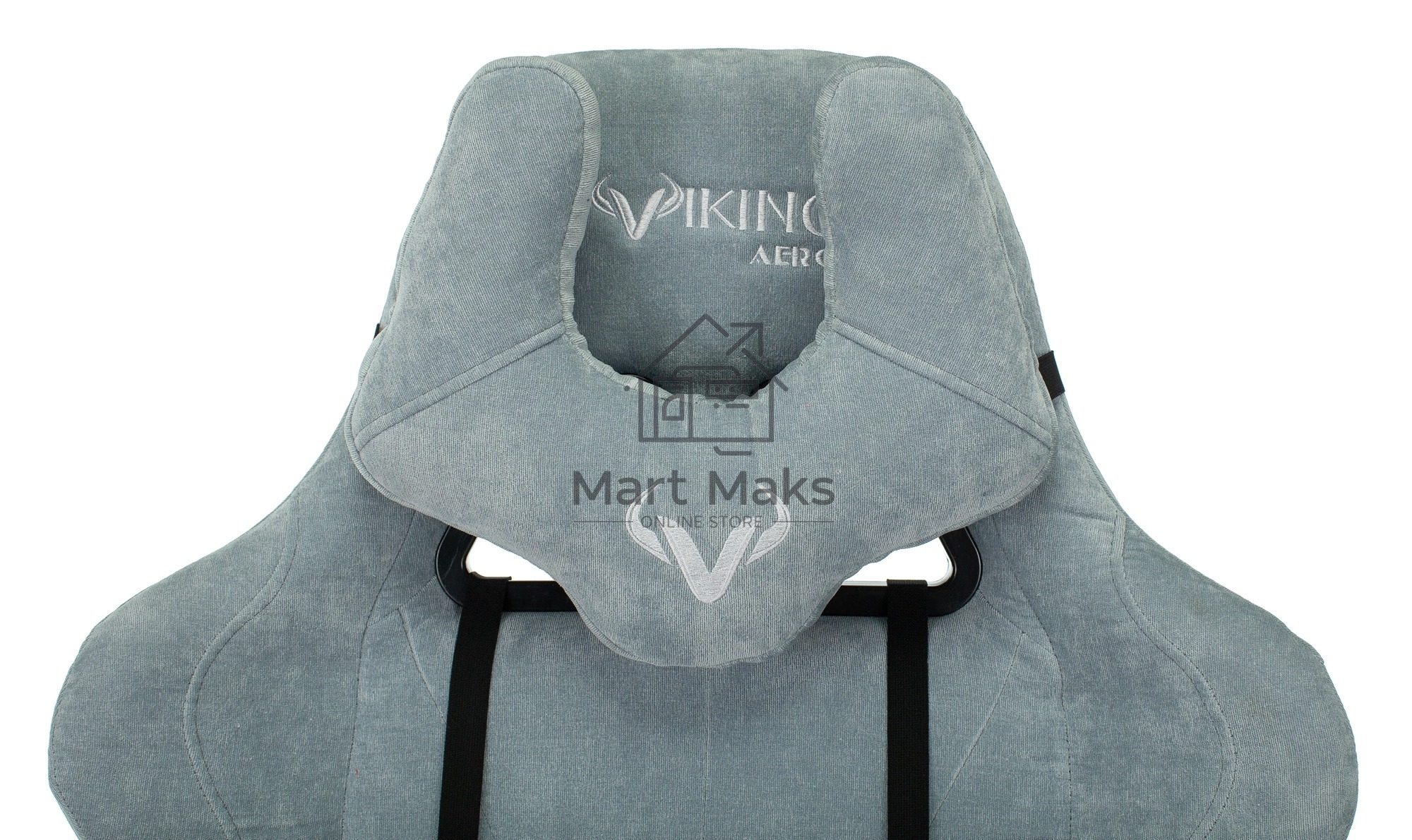 Кресло игровое Бюрократ VIKING KNIGHT LT28 FABRIC серо-голубой крестовина металл/пластик