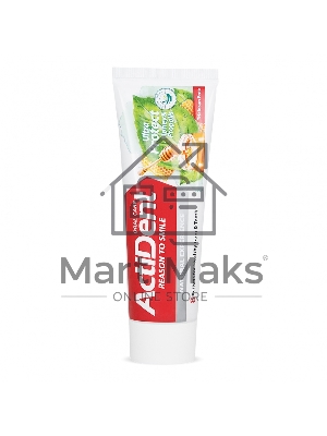 Зубная паста Active ACTIDENT Мед и Прополис Ultra Protect, без парабенов, 100 г (512901004)