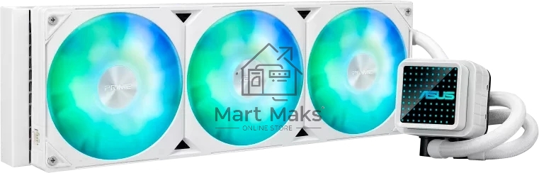 Система жидкостного охлаждения ASUS PRIME LC 360 ARGb WHT/AIO COOLER,3IN1 FAN,REPL LEN