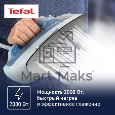 Утюг Tefal FV1R15F1 белый/голубой