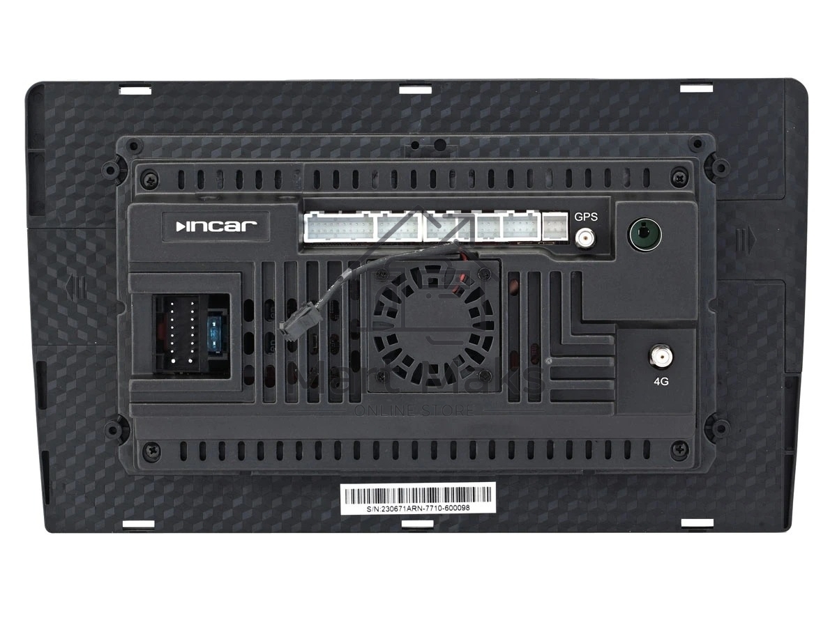 Автомагнитола INCAR ARN-7710-4, 2 DIN, 10