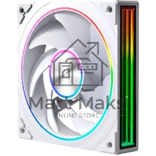 Вентилятор для корпуса Eurocase EU-FN120ARGB_8+18 KIT WH C120XH White / Fan KIT 3 IN 1,3*120 ARGB fans 4pin PWM+AURA 5V3pin female and male connector