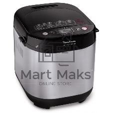 Хлебопечка Moulinex OW240E30 серебристый/черный, 650 Вт, 1.0 кг, 20 программ