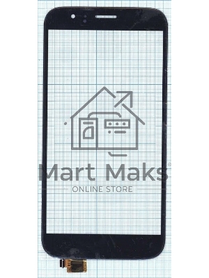 Сенсорное стекло (тачскрин) для Huawei G7 Plus, черное