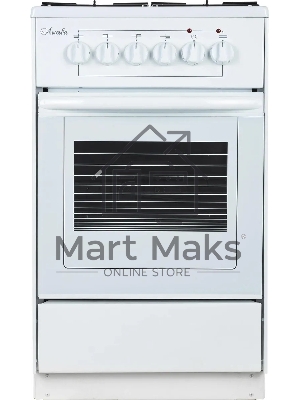 Плита комбинированная Лысьва ЭГ 401 СТ-2у белый, конфорок 4 газовых, духовка 57 л, 50 см x 85 см x 60 см (без крышки)