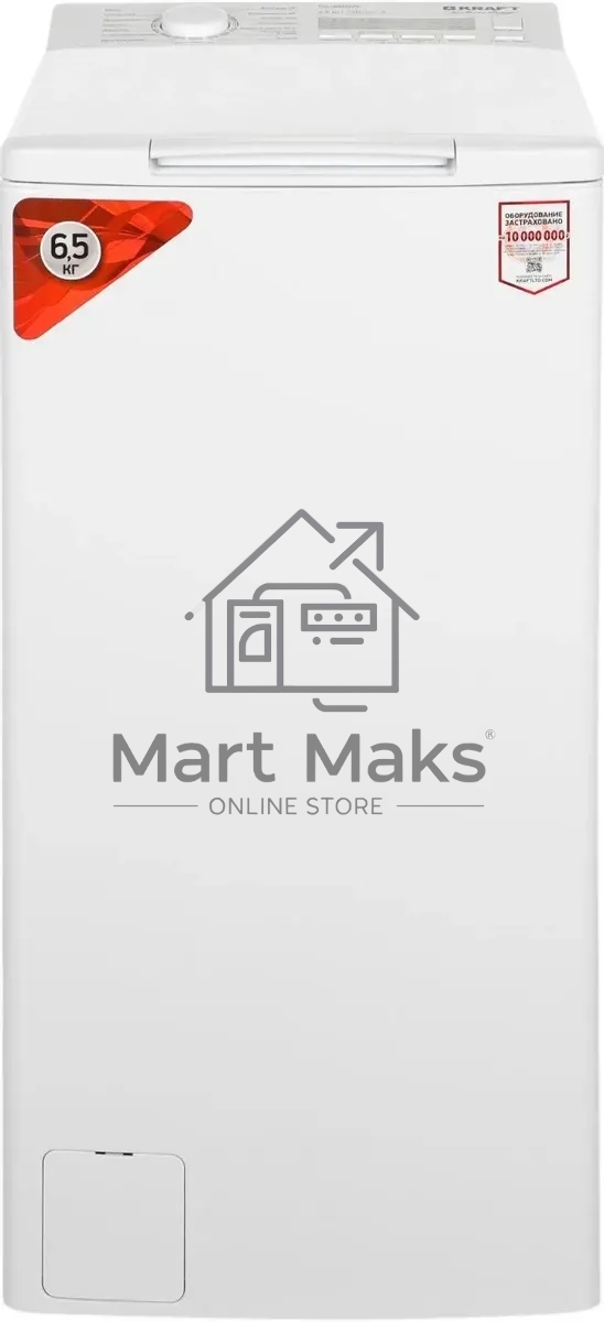 Стиральная машина Kraft Technology TCH-UME6502W белый, загрузка вертикальная 6,5 кг, 1200 об/мин., класс: А