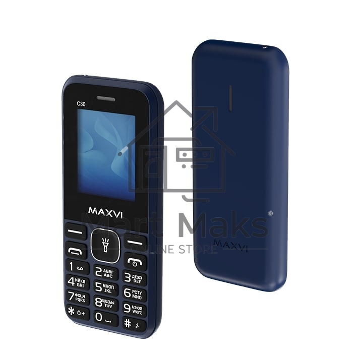 Мобильный телефон Maxvi C30 синий