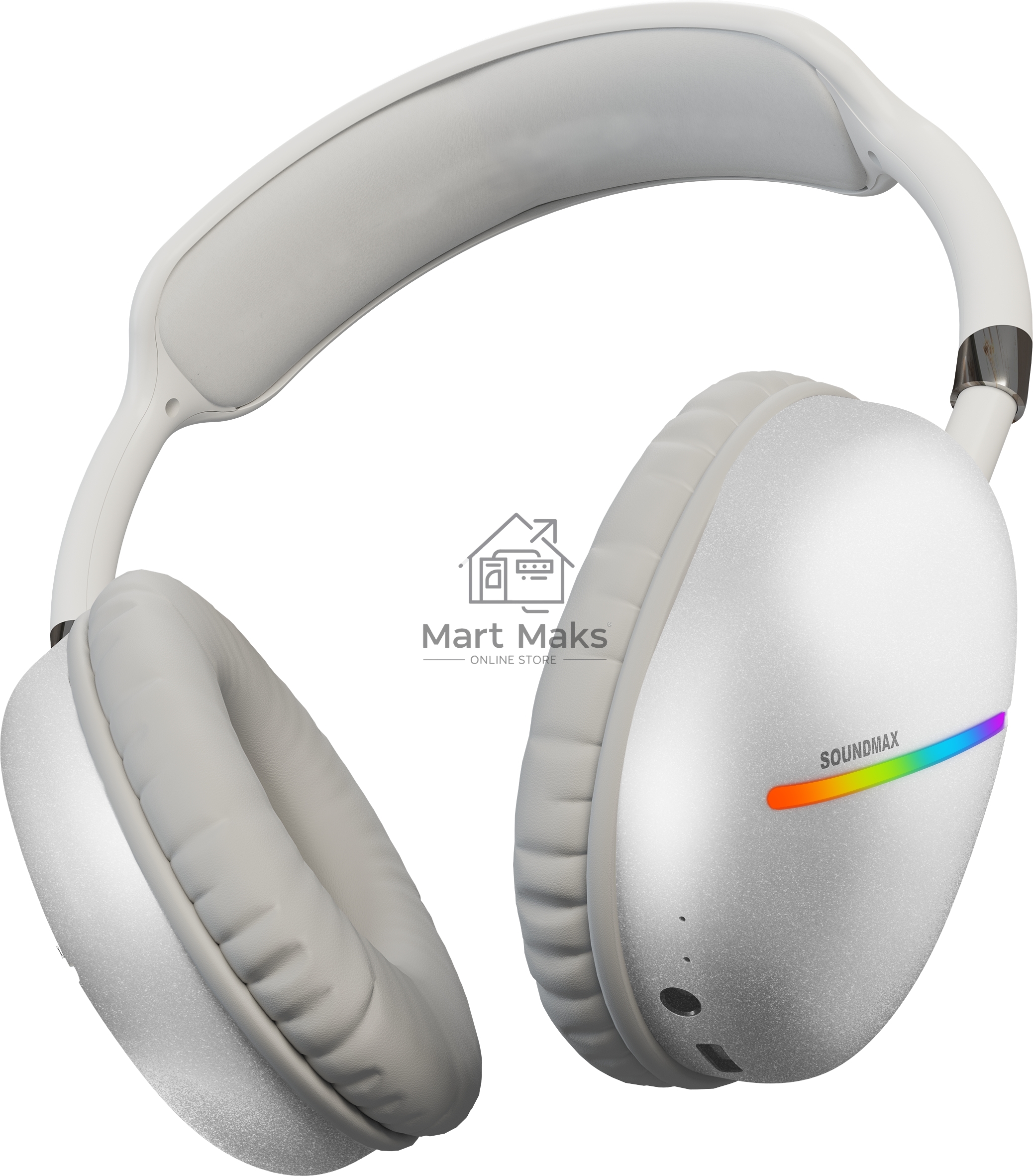 Наушники SOUNDMAX SM-HP2200B (белый)
