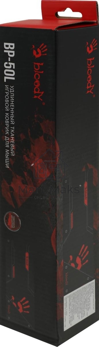Коврик для мыши A4Tech Bloody BP-50L черный/рисунок 750x300x3мм