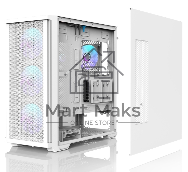 Компьютерный корпус MidiTower Zalman Z10 DUO White (без блока питания) (Zalman Z10 DUO White)