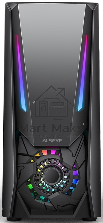 Компьютерный корпус ALSEYE Reactor-B Mini-ITX/Micro ATX/ATX, USB2.0*2+HD Audio+USB3.0*1 USB2.0*2+HD Audio+USB3.0*1