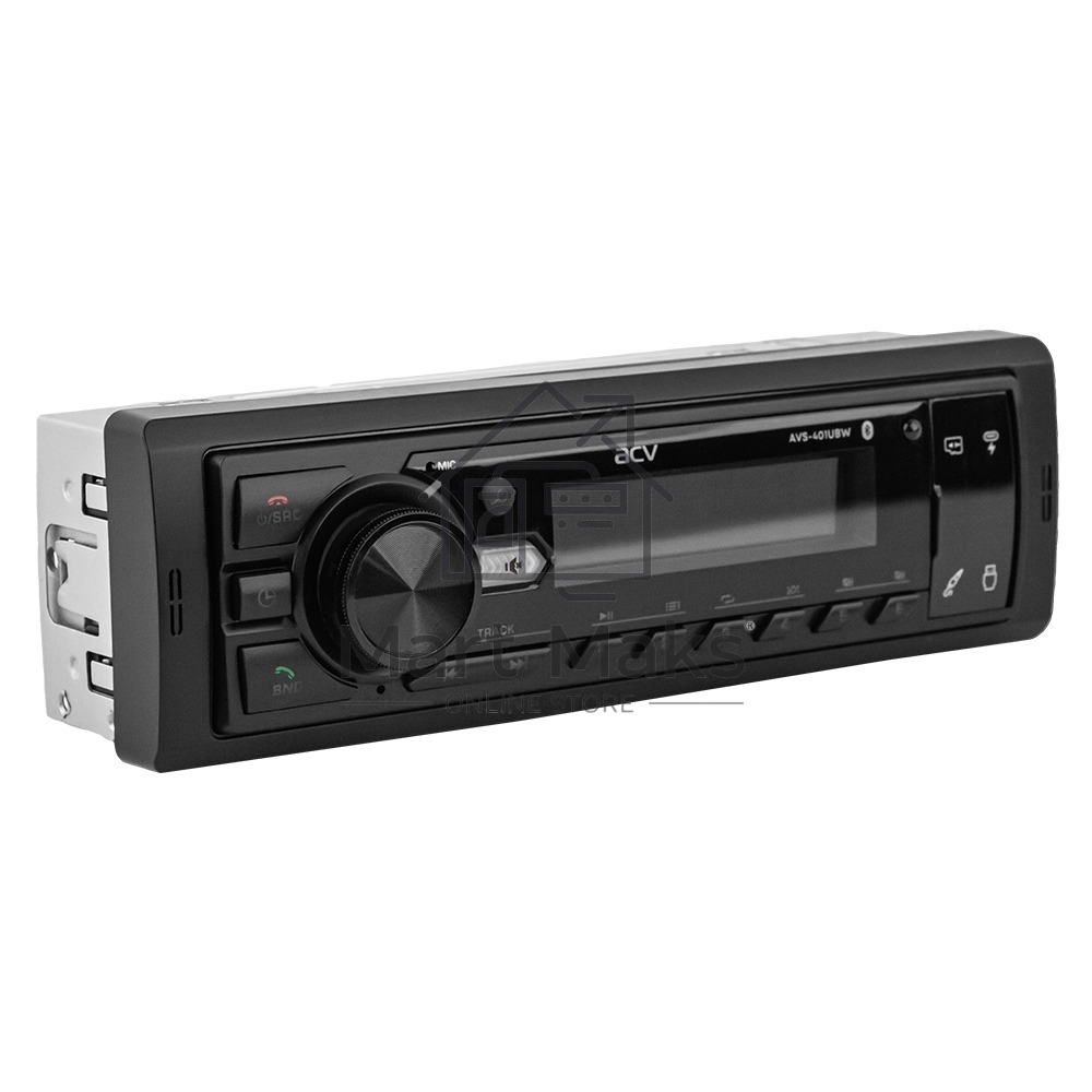 Автомагнитола ACV AVS-401UBW 1DIN 4x50Вт v5.0 AUX 2 (43343)