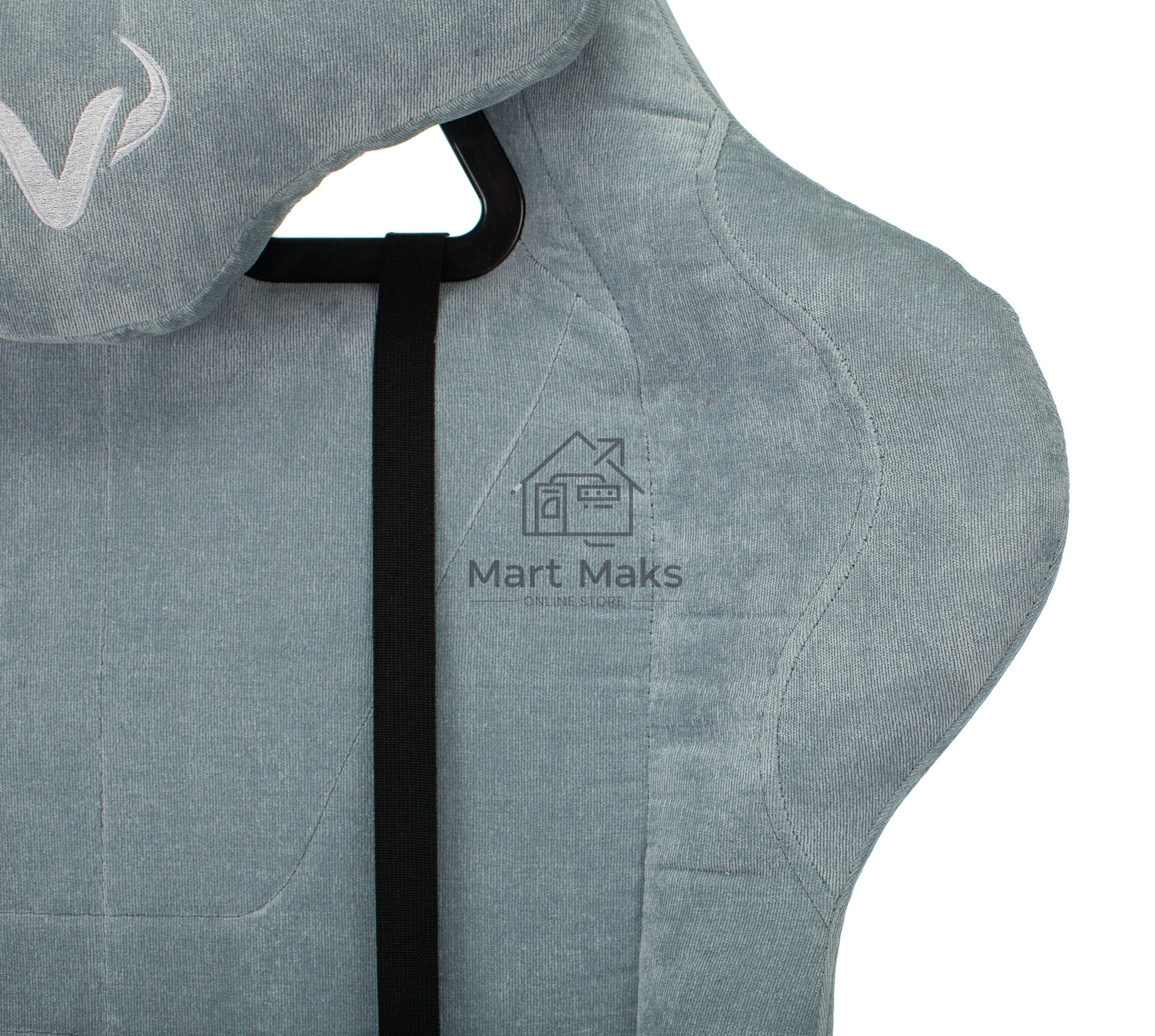 Кресло игровое Бюрократ VIKING KNIGHT LT28 FABRIC серо-голубой крестовина металл/пластик