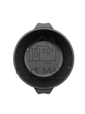 Кастрюля Гранит черный 3 л, АП 43802