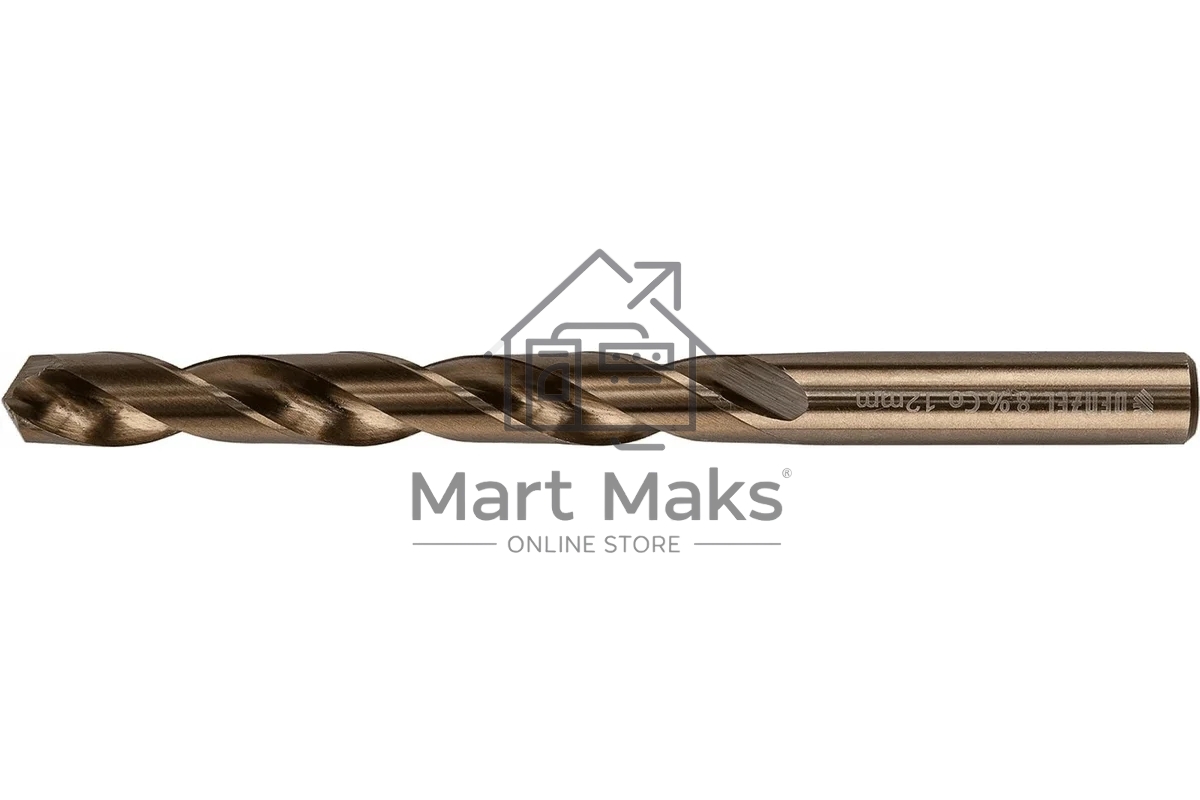 Сверло по металлу Denzel 12 мм, HSS Co-8%