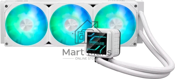 Система жидкостного охлаждения ASUS PRIME LC 360 ARGb WHT/AIO COOLER,3IN1 FAN,REPL LEN