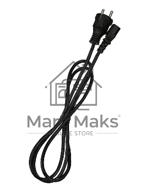 Кабель компьютер-розетка 220V EURO VDE 3G*1.0мм2 медь TELECOM TE021-CU 1,8м