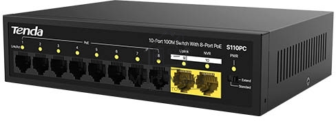 Коммутатор TENDA S110PC 10PORT 10/100M