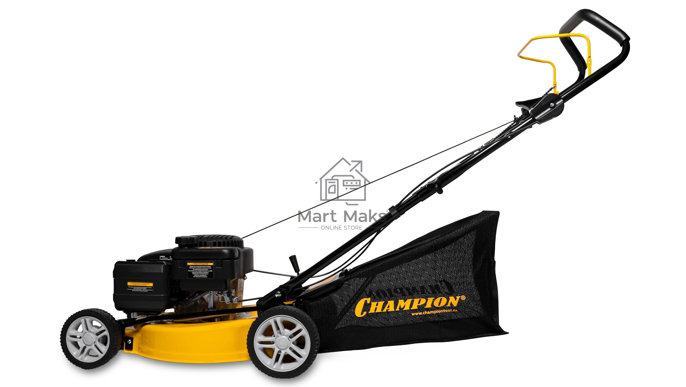 Газонокосилка Champion 2,2кВт 410мм 40л 27-61мм 1рычаг/6, 23кг LM4122