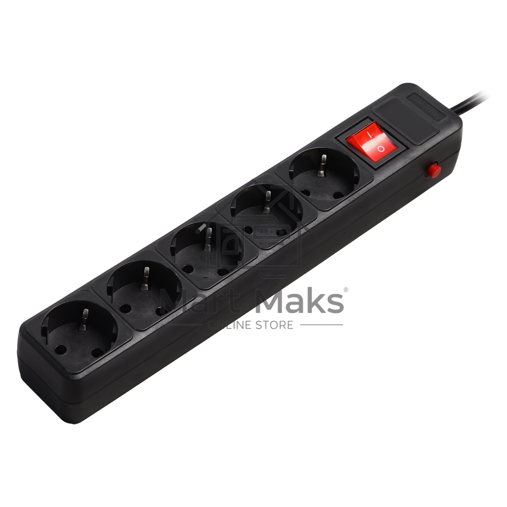 Сетевой фильтр Smartbuy (SBSP-5-18-K) 5 гн х 1,8 м черный