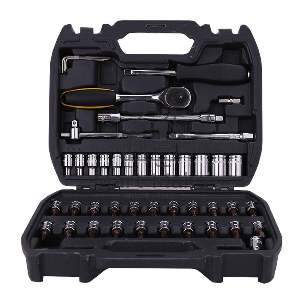 Набор торцевых ключей 46 шт Deli DL1046 1/4