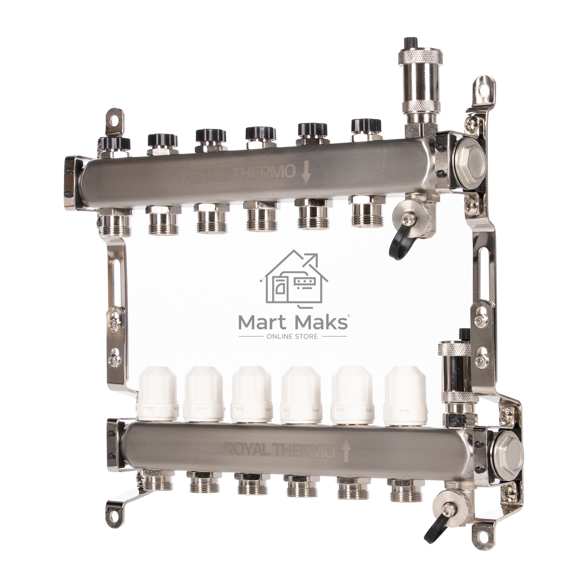 Коллектор Royal Thermo нерж. в сборе универсальный 1 Коллектор Royal Thermo нерж. в сборе универсальный 1