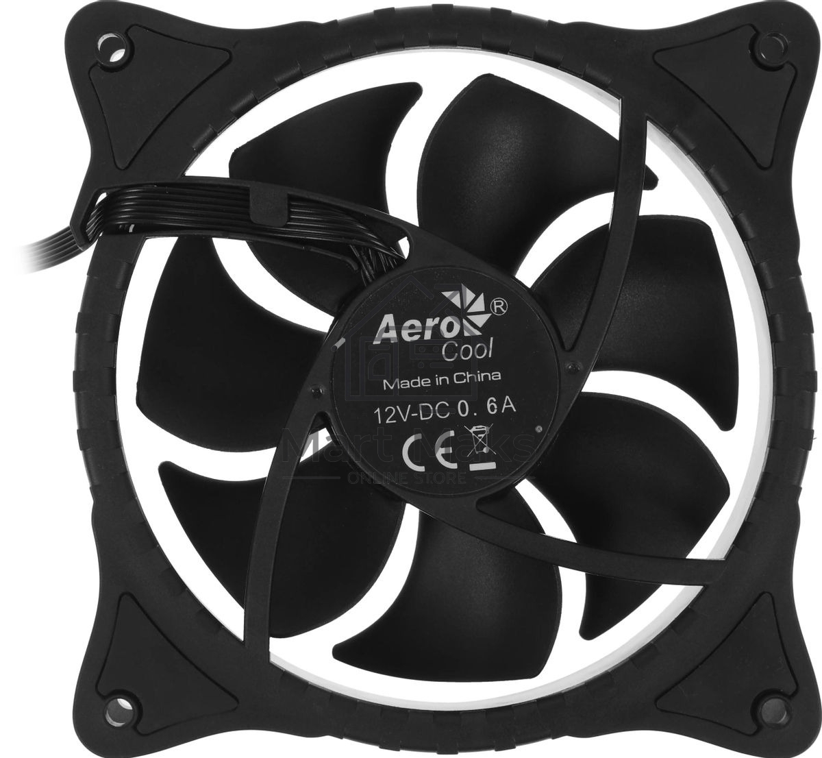 Вентилятор для корпуса Aerocool/Formula Eclipse 12 черный, 120 мм, 1200 об/мин, 19.8 дБ, 6 pin