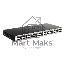 Коммутатор D-Link DGS-1210-52/F3A, 48×1 Гбит/с + 4×1 Гбит/с SFP, настраиваемый