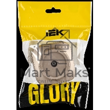 GLORY Розетка для открытой установки TV РТВ20-ХШм шампань матовый