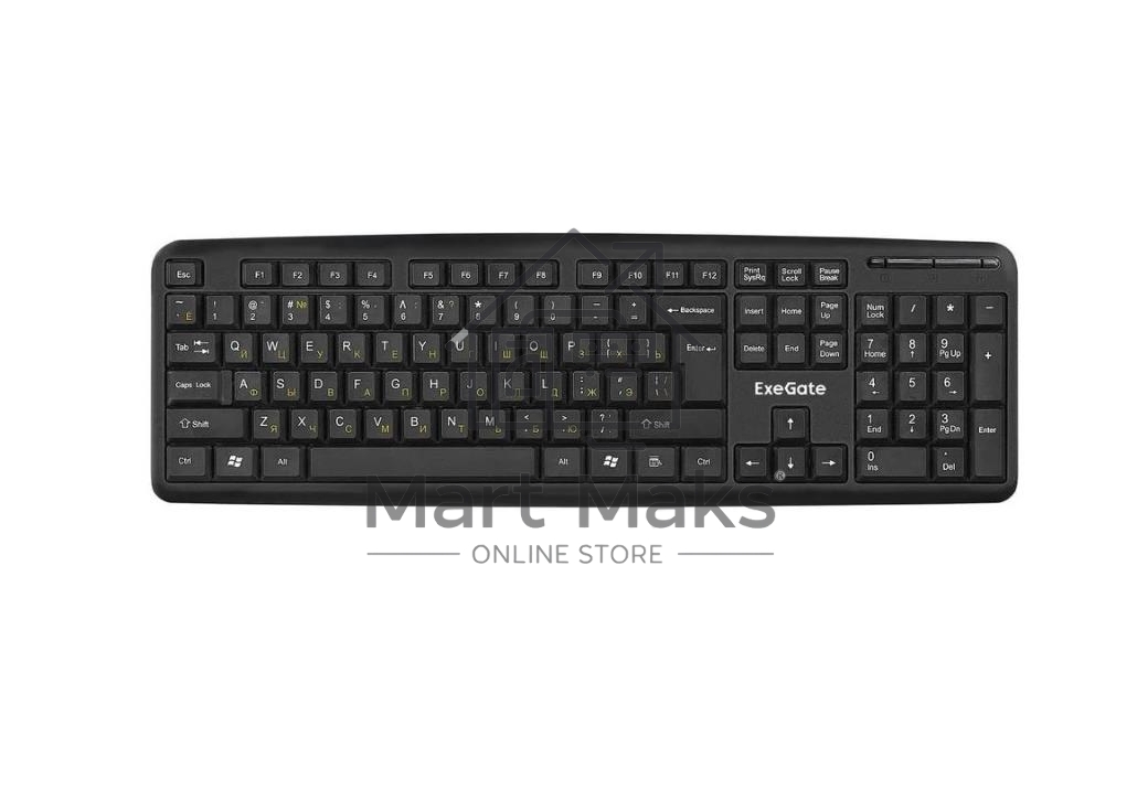 Клавиатура ExeGate LY-331 (EX279937RUS) проводная, USB, черный