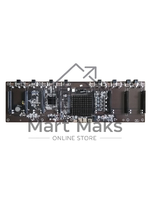 Материнская плата с процессором AFOX AFHM65-ETH8EX, Intel Celeron 847, Intel HM65, 1xDDR3L, 1xSATA, 1xmini-SATA, 8xPCIe 2.0 x16, 1xHDMI, 1x 100Mb LAN, 4xUSB 2.0, проприетарный