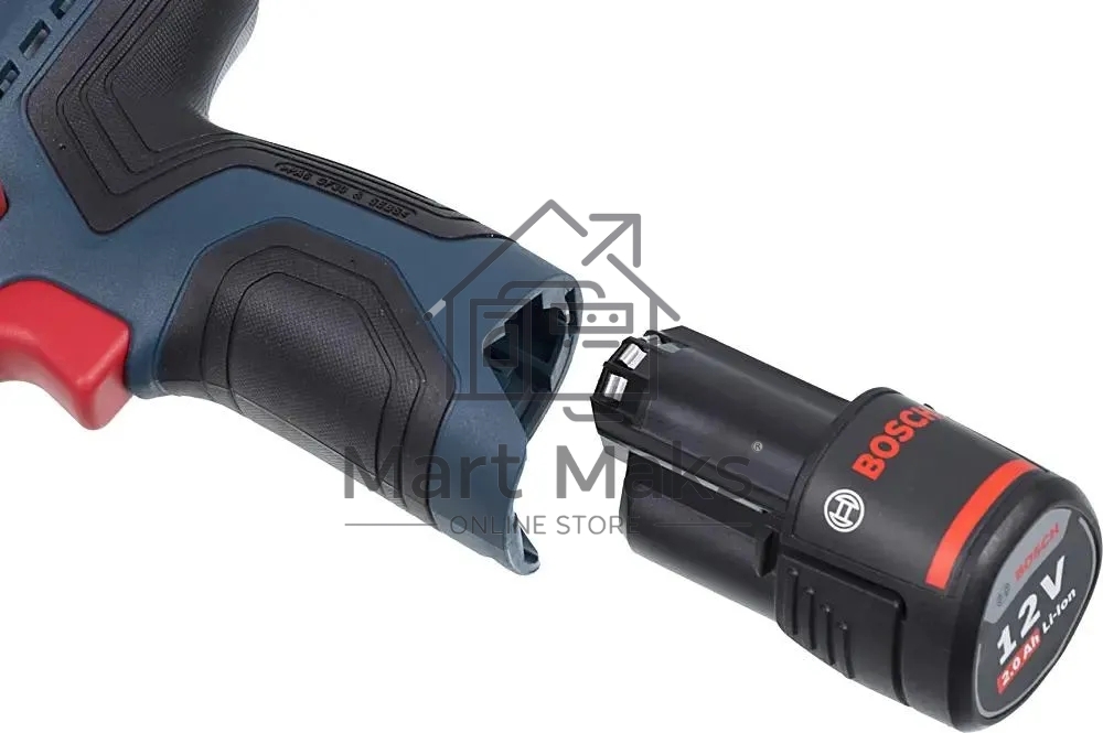 Дрель-шуруповерт Bosch GSR 120-LI C, Аккумуляторная, 12В, 2 АКБ, Кейс