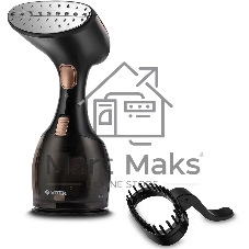 Отпариватель Vitek VT-2440 черный/золотистый, 1500 Вт, 32 г/мин, 270 мл