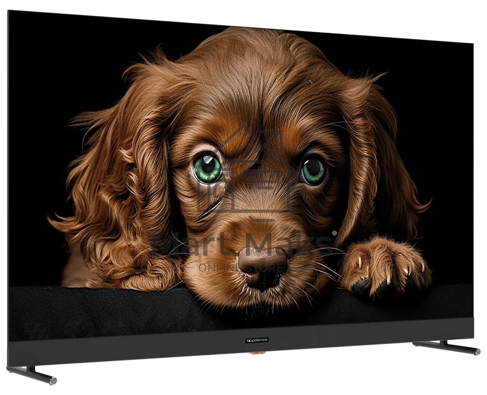 Телевизор Topdevice 50'' TDTV50DQ08U черный VA-QLED UHD 60Hz Smart 2/16Гб