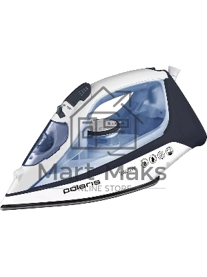 Утюг Polaris PIR-2483К 2400 Вт, синий/белый
