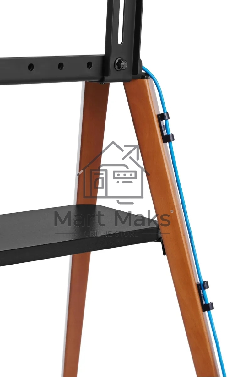 Подставка для телевизора Cactus CS-ST3645BKWN черный/орех, 43