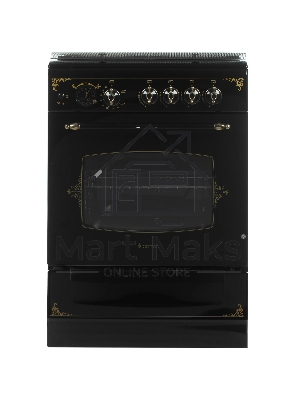 Плита газовая Gefest ПГ 6100-03 0179 черный, конфорок 4 шт, духовка 52 л, 60 см x 85 см x 60 см