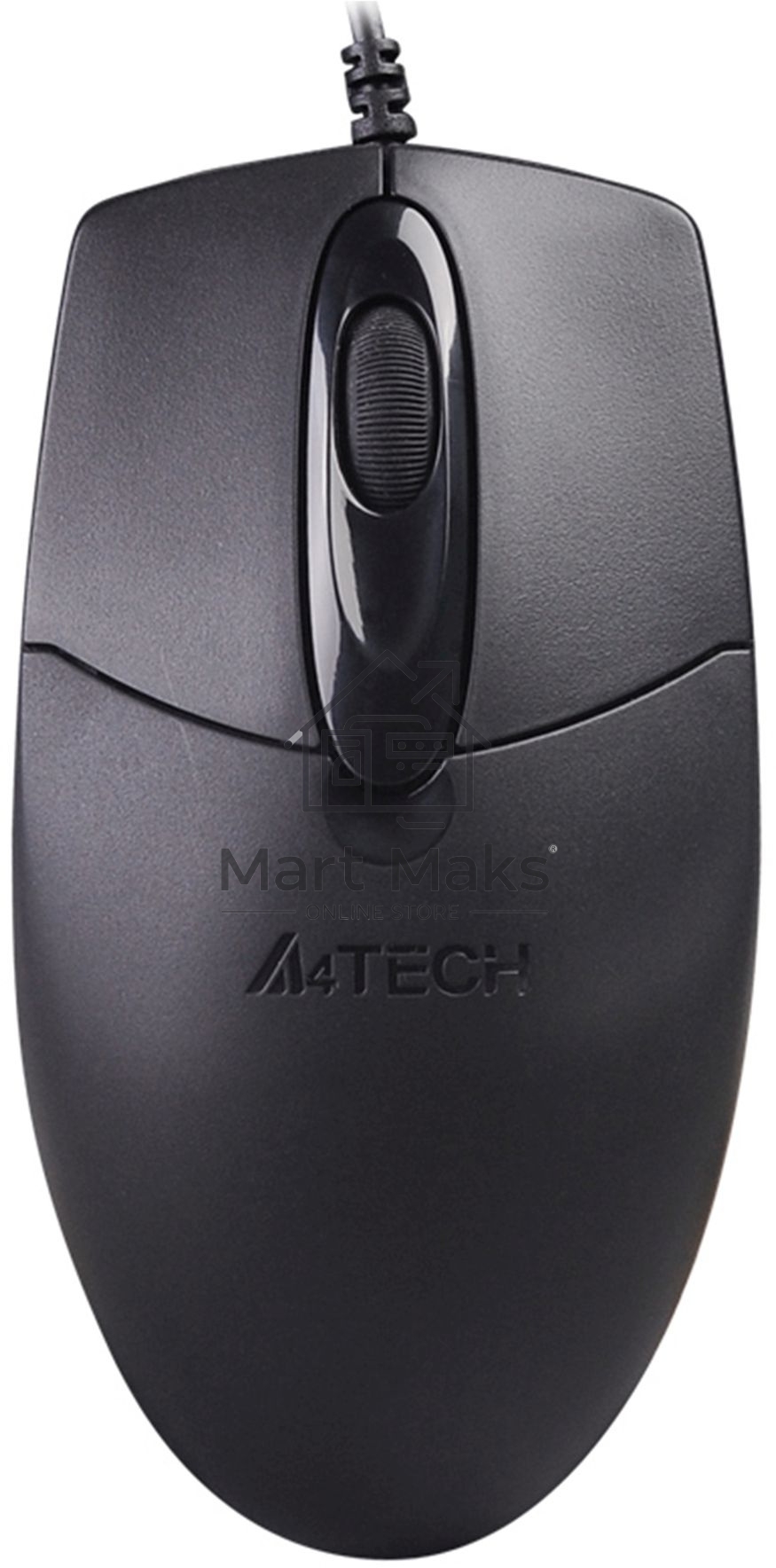 Мышь проводная A4Tech OP-720S черный, 1200 dpi, USB, кнопки - 3
