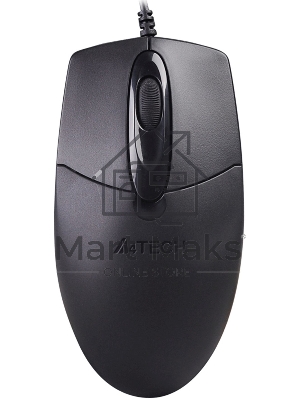Мышь проводная A4Tech OP-720S черный, 1200 dpi, USB, кнопки - 3