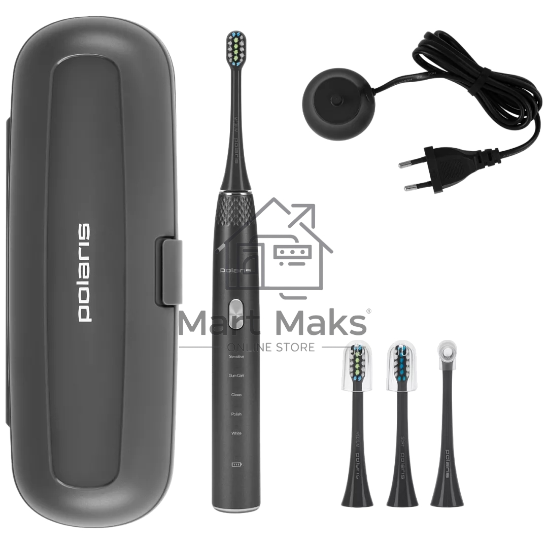 Зубная щетка электрическая Polaris PETB 0701 TC серый