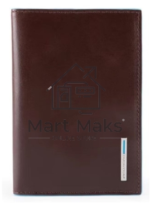 Обложка для паспорта Piquadro Blue Square PP5255B2/MO, коричневый, натур.кожа