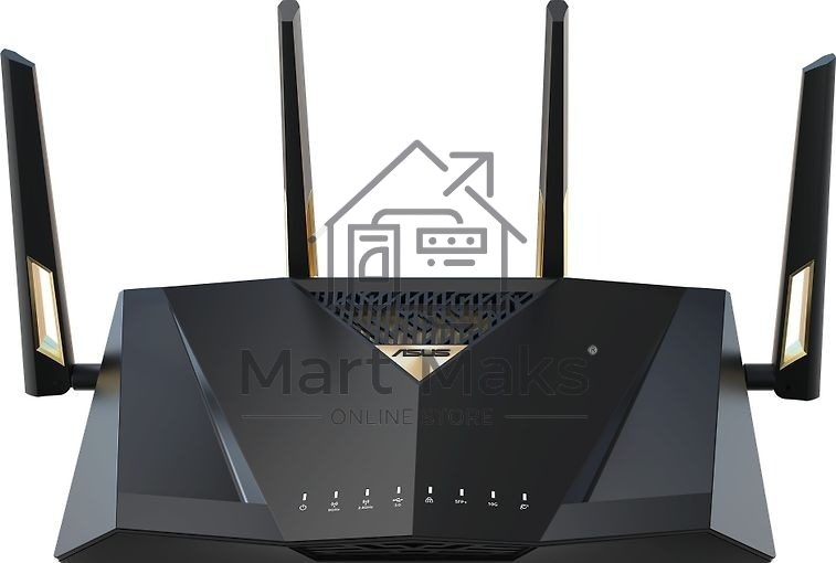 Маршрутизатор ASUS RT-BE88U, черный/желтый, 90IG08V0-MO3N0V