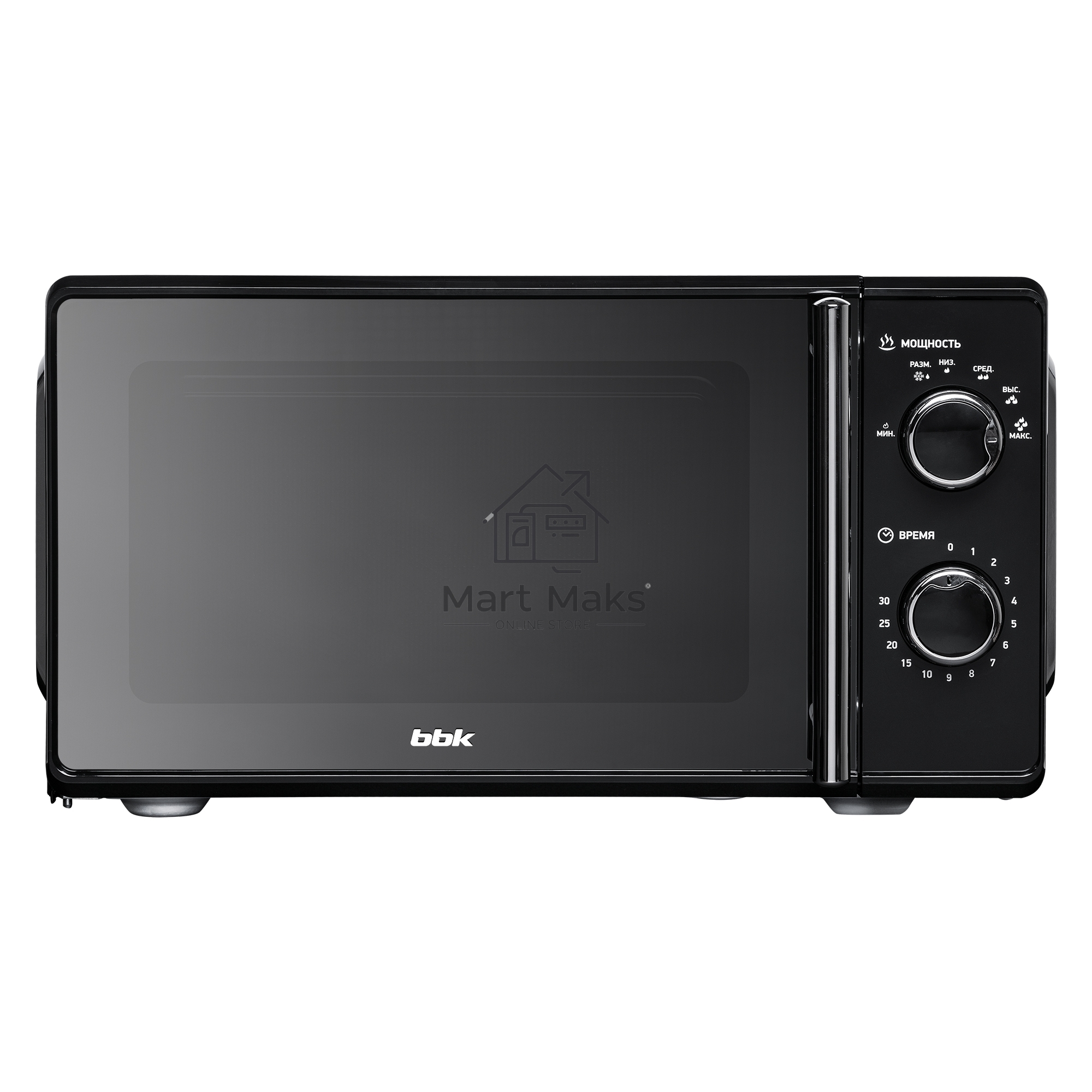 Микроволновая печь BBK 17MWS-794M/B-M черный, 17 л, 700 Вт, поворотный механизм