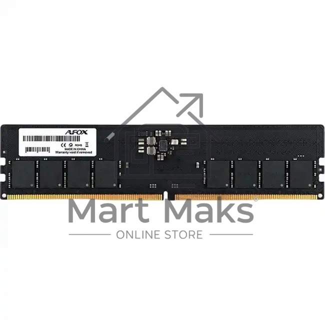 Оперативная память AFOX AFLD532D2S2P, DDR5, 32GB (1x32 GB), 5200 MHz, CL42