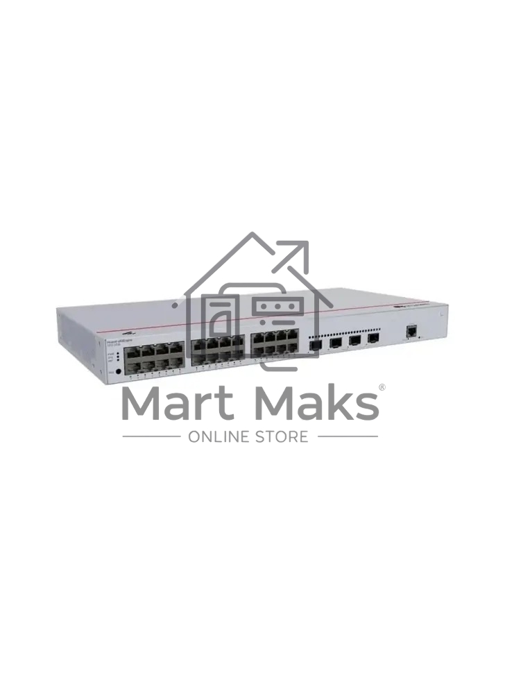 Коммутатор HUAWEI S310-24T4X (L2+, 24*10/100/1000BASE-T ports, 4*10GE SFP+ ports, built-in AC power)