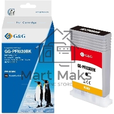 Картридж струйный G&G GG-PFI030BK PFI-030BK черный (55мл) для Canon imagePrograf TA-20/30 TM-240/340